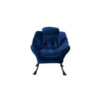 Accent Contemporary Lounge Chair, Single Steel Frame Sofa Chair with Armrests and A Side Pocket,with ottoman,with footrest