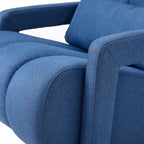 28H Modern Upholstered Accent Chair with a Pillow