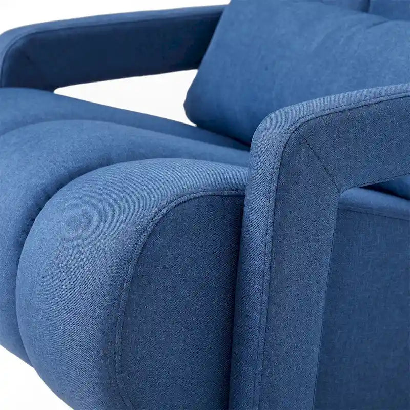 28H Modern Upholstered Accent Chair with a Pillow