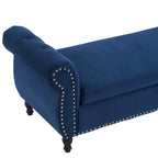 Xanthia Traditional Velvet Multifuntional Storage Ottoman Bench with Pillow by Christopher Knight Home