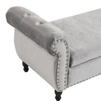 Xanthia Traditional Velvet Multifuntional Storage Ottoman Bench with Pillow by Christopher Knight Home