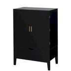 Sideboard Cabinet with Wine Racks & Stemware Holder for hallways,living rooms