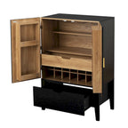 Sideboard Cabinet with Wine Racks & Stemware Holder for hallways,living rooms