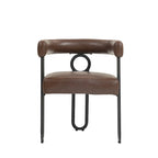 Chenille/Leather Upholstered Contemporary Designed Side Dining Chairsset of 2