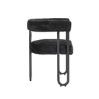 Chenille/Leather Upholstered Contemporary Designed Side Dining Chairsset of 2