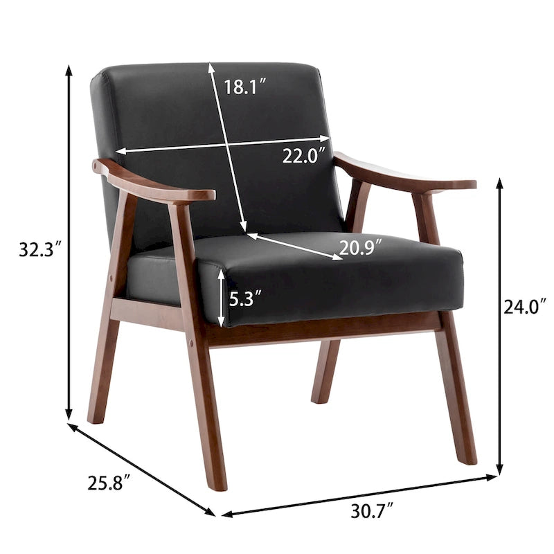 Mid-Century Modern Chair, Living Room Chair