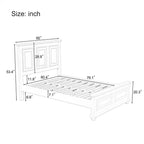 Traditional Town and Country Style Pinewood Vintage Bed Frame