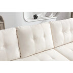 77 Reversible Sectional Storage Sleeper Sofa Bed,L-Shape 2 Seat Sectional Chaise With Storage for Living Room