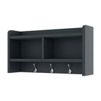 4-in-1 Detachable Hall Tree with Storage Cabinets and Hooks, Multifunctional Hallway Coat Rack with Drawers and Shoe Bench