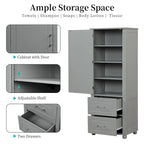 Tall Bathroom Storage Cabinet, Freestanding Storage Cabinet