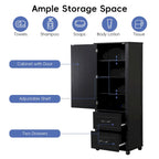 Tall Bathroom Storage Cabinet, Freestanding Storage Cabinet