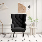 Modern Velvet Fabric Upholstered Chair