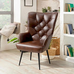 Modern Velvet Fabric Upholstered Chair