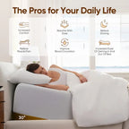 Adjustable Bed Frame Base Stress Massage Wireless Remote Quiet Motor
