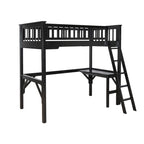 Levi Wooden Twin Study Loft Bed