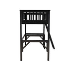 Levi Wooden Twin Study Loft Bed