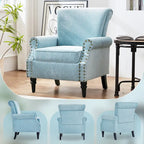 Classic Upholstered Accent Chair Set of 2