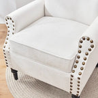 Classic Upholstered Accent Chair Set of 2