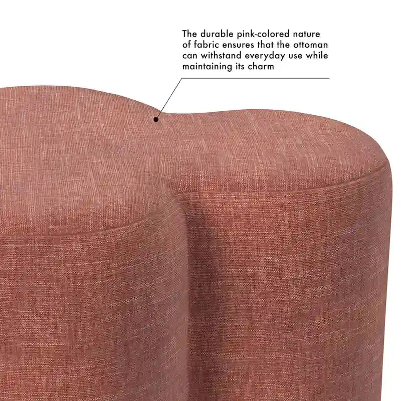 HomePop Clover Shaped Ottoman