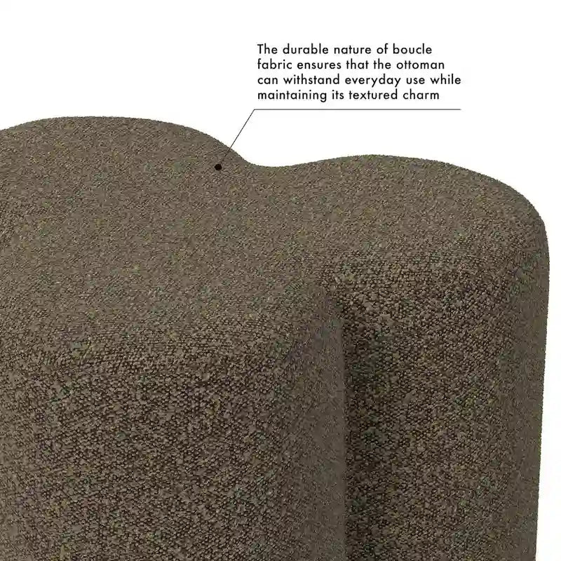 HomePop Clover Shaped Ottoman