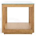SAFAVIEH Couture Benecarlo Glass Top Accent Table - 22Wx22Dx21H