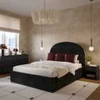 Marlow Velvet Upholstered King Bed
