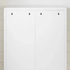 2-Door Metal Storage Cabinet with Adjustable Shelves