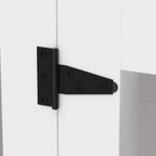 Large Corner Dog Crate Furniture for 2 Dogs, L Shape Dog Crate Cage - 58.7X41.1