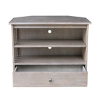 Solid Hardwood Mission Corner TV Stand