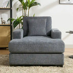 Three sizes Oversized Chaise Lounger with Pillows