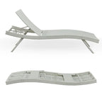 All Weather Wicker Chaise Lounge - Set of 2