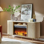 70  Modern Luxury Fireplace TV Stand, Entertainment Center, TV Console