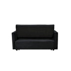 Modern Velvet Futon Loveseat with Reclining Backrest & Pockets, Seats 2 â€?Dark Gray / Light Gray / Blue / Black