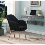 Convenience Concepts Take a Seat Charlotte Wingback Upholstered Accent Armchair