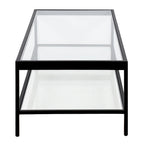 Alexis Metal and Glass Coffee Table