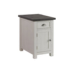 Monterey Solid Wood Chairside End Table with Hidden Power Outlets