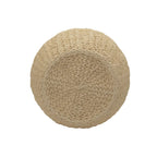 Household Essentials Handwoven Barrel Wicker Storage Basket Side Table - 17.0L x 17.0W x 19.0H