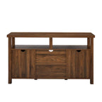 Middlebrook 58-inch Groove Door Highboy TV Stand