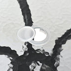 Costway 32 Outdoor Patio Round Table Tempered Glass Top