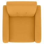 Carson Carrington Keflavik Mustard Yellow Mid-century Accent Chair