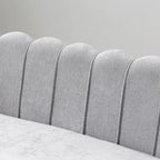 59W Mid-century Modern Tufted Loveseat Upholstered Sofa