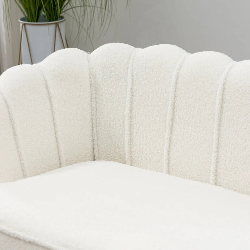59W Mid-century Modern Tufted Loveseat Upholstered Sofa