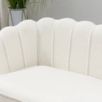 59W Mid-century Modern Tufted Loveseat Upholstered Sofa