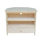 Solid Hardwood Mission Corner TV Stand