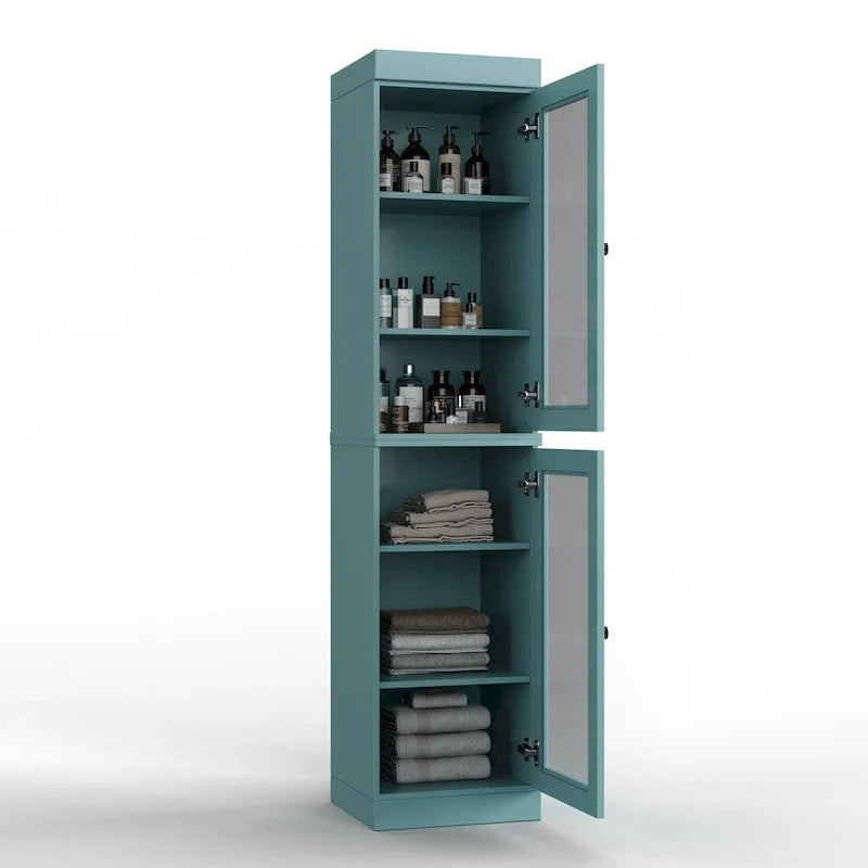 100% Solid Wood 16.5 Bathroom Cabinet with Optional Doors by Palace Imports